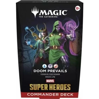 Wizards of the Coast Magic The Gathering Marvel Super Heroes Commander Deck Collector's Edition - Doom Prevails