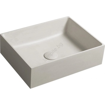 SAPHO - Мивка за плот FORMIGO 47, 5x36, 5 cm бетон/матова пясъчна (SH0675)