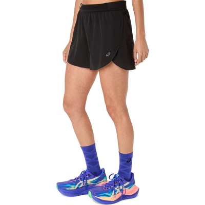 ASICS Дамски къси панталони Asics Metarun Split Shorts Running Short Womens - Black