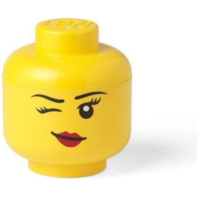 LEGO® úložná hlava mini whinky s vekom 10,2 x 10,2 x 12 cm