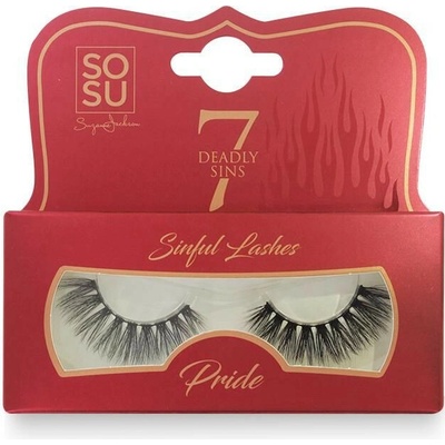 SOSU Cosmetics 7 Deadly Sins Lashes umelé mihalnice Pride 1 ks