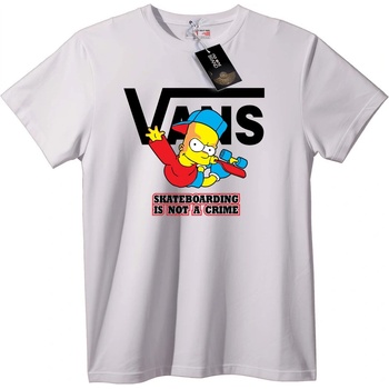 NOONEBRAND Тениска Bart Simpson скейтбординг - XL, Black