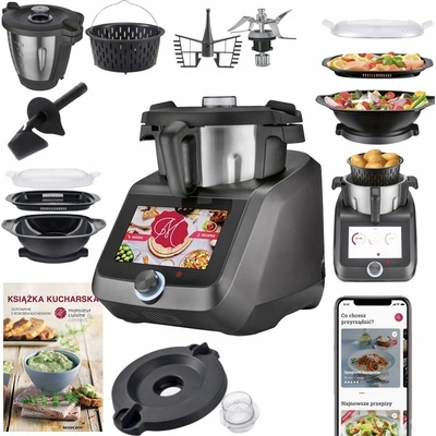 SilverCrest Lidlomix 2025 Wi-Fi Smart 1200 1200 W stříbrný/šedý – Zboží Dáma