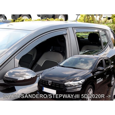 Deflektory Heko - Dacia Sandero / Stepway 2021
