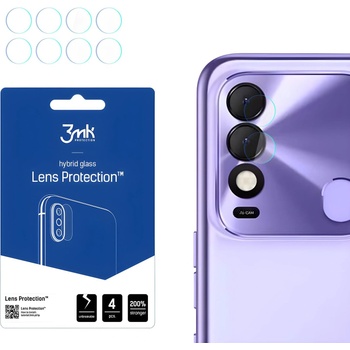 3mk Protection 4x Стъкло за камера 3mk за Tecno Spark 8 - Прозрачен KP20557