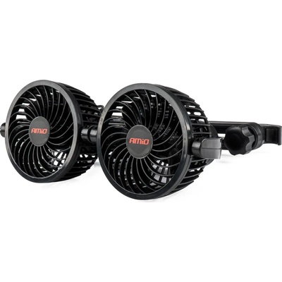 WELLHOX Ventilátor do auta pre opierku hlavy 2x4" 12V