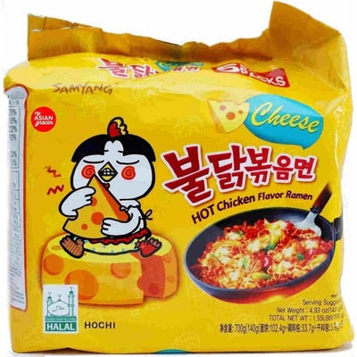 Samyang Hot Chicken Ramen Cheese 5 x 140 g