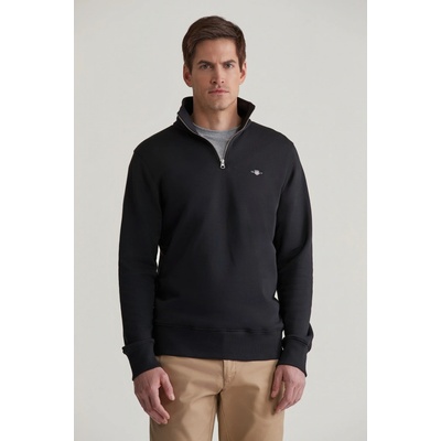 Gant reg shieldHALF ZIP SWEAT černá