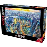 Anatolian Пъзел Anatolian от 2000 части - Изглед над Шанхай (P3962)