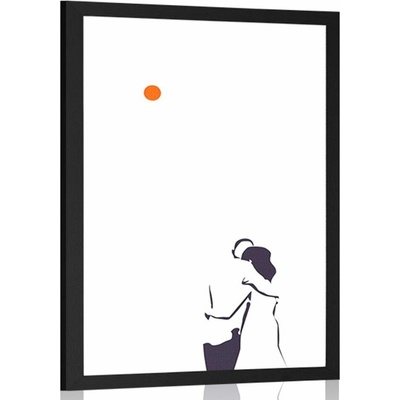 Plakát romantická atmosféra - 20x30 black