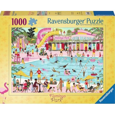 Ravensburger Пъзел Ravensburger от 1000 части - Фламинго Парк (12001520)