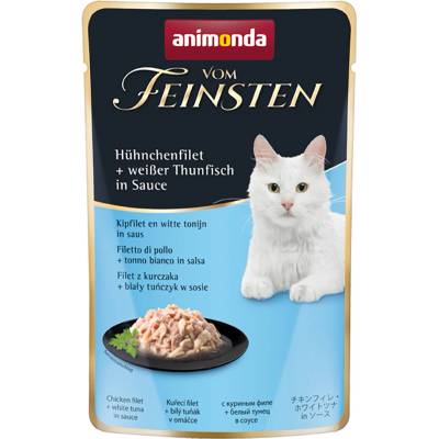 Animonda vom Feinsten Adult v omáčce 18 x 50 g Kuřecí filet + bílý tuňák v omáčce