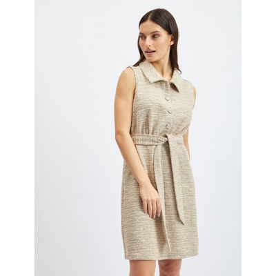 orsay Светлокафява дамска меланжирана рокля ORSAY Orsay | Kafyav | ЖЕНИ | XS