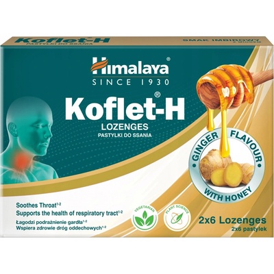 Himalaya Koflet H Ginger 12 pastilek