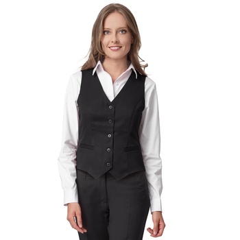 Siggi Group Дамски елегантен елек Mirella с джобове тип filetto и прецизно скроени шевове (28GT0012)