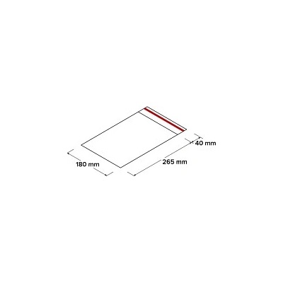 Sáčok z bublinkovej fólie 180x265+40mm, 100 ks