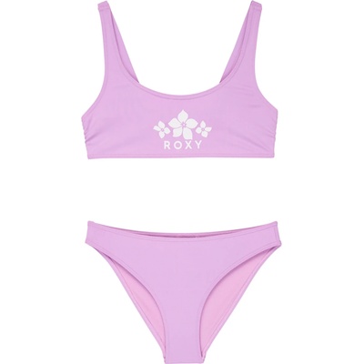 Roxy Детски комплект бикини Roxy Kid's Solid Active RG Bralette Set Bikini - Crocus Petal - размер 10 Years (750-2850-0114)