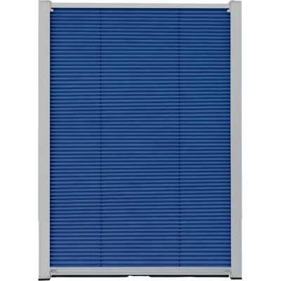Livarno Home 100328943 plisovaná žalúzia 49,3 x 94-116 cm modrá