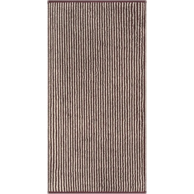 Cawö ručník Two Tone Stripes 480 bordó 50 x 100 cm