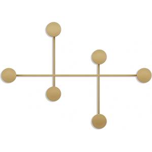 Kalune Design Метална стенна закачалка в златист цвят Dama-A - Kalune Design (494PYT1133)