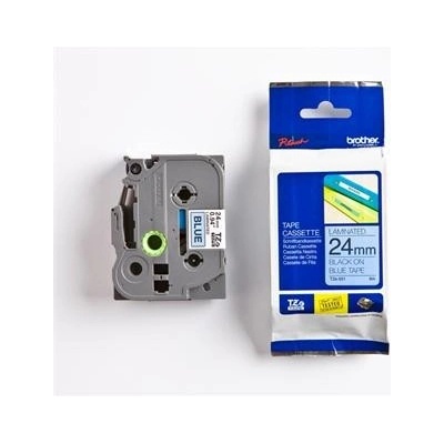 páska BROTHER TZ551 čierne písmo, modrá páska Tape (24mm) (TZE551)