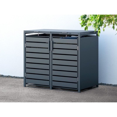 Westmann Kubus 2 plechový 80 x 132 x 116 cm antracit