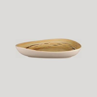 RAK Porcelain Spot talíř hluboký 24 x 19,5 cm hnědý granát SGRFLDP24-12