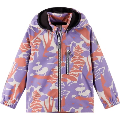Reima Детско софтшел яке Reima Kid's Vantti Softshell jacket - Blooming Lilac AOP - размер 110 (EU) (703-6406-0621)
