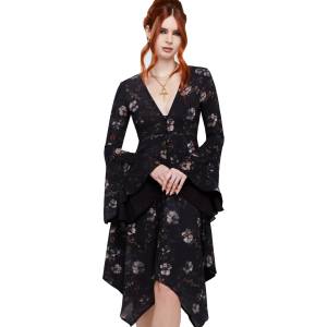 KILLSTAR дамска рокля KILLSTAR - Autumna's Night - Black/Multi - KSRA014555
