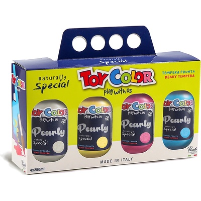 Toy Color Темперни бои Toy Color 4х250мл