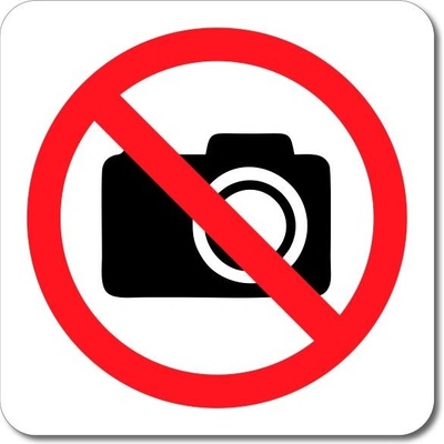 A-Z Reklama CZ Zákazový symbol - Zákaz fotografování - Samolepka – kód ET12ZAKAZ2001