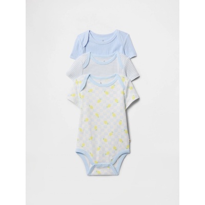 GAP Baby body 3ks Modrá