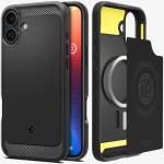Spigen Rugged Armor Apple iPhone 16 MagSafe Case matte black (ACS08214)