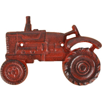 Otvírák na lahve TRAKTOR, nástěnný, litina, 20x14cm, červená/zelená|výběr z variant|Esschert Design - červená