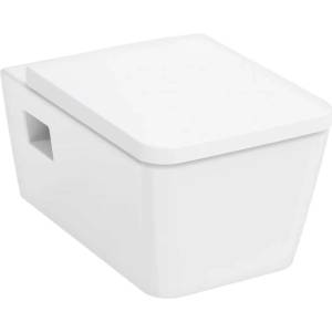Hansgrohe EluPura Original Q - Висяща тоалетна с седалка, без рамка, бяла 60208450 (60208450)