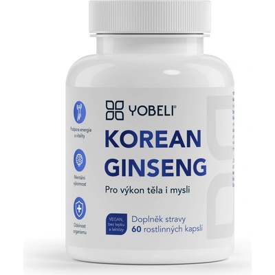 YOBELI® Korejský ženšen YOBELI 60 kapslí