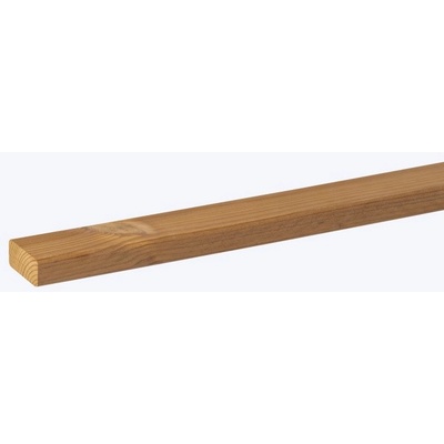 Hoblovaný hranolek 18 x 42 x 5100 mm - thermowood, borovice, sušená