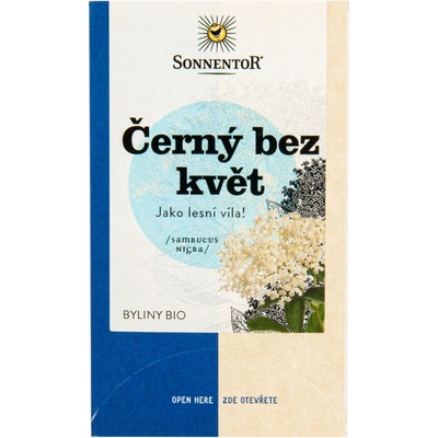SONNENTOR Čaj Čierna baza kvet 27 g