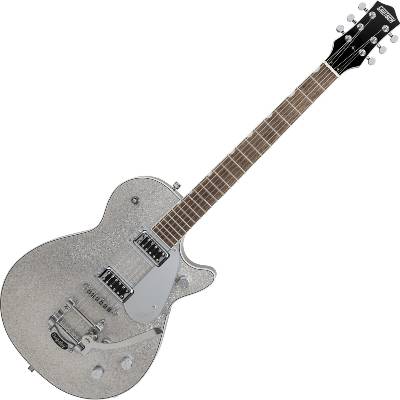 Gretsch G5230T Electromatic Sparkle Jet FT SC Bigsby LRL Silver Sparkle Електрическа китара