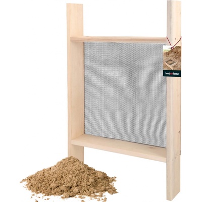 Stavebné sito na štrk piesok maltu drevené 3x3 mm