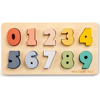 New Classic Toys vkladacie puzzle čísla od 0 do 9