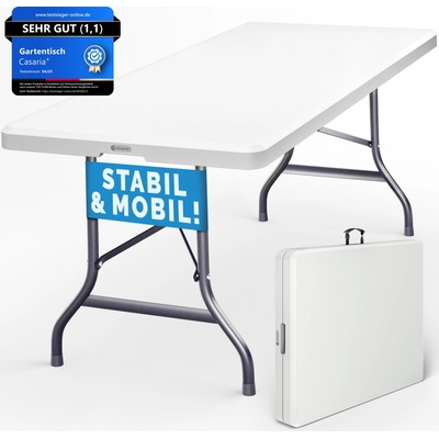 Casaria 100082 Bufetový stôl 183 x 76 cm sklápateľný