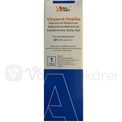 AllTest Rýchlotest Vírusová hnačka 1 samodiagnostický test z výteru zo stolice