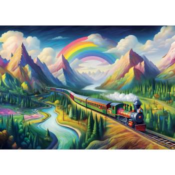 Art Puzzle - Puzzle Rainbow Express - 260 piese