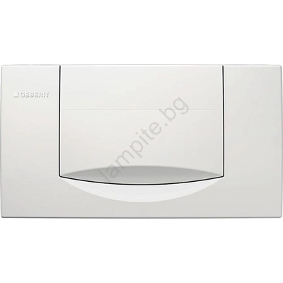 Geberit 115.222. 11.1 - Бутон за смиване 200F 34x18, 5 алпийско бяло (GB0012)