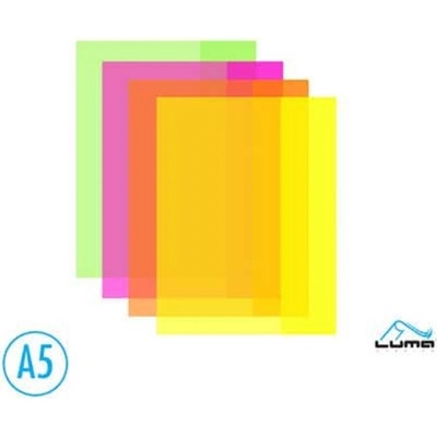 LUMA Obal na sešit A5 neon extra silný 10ks