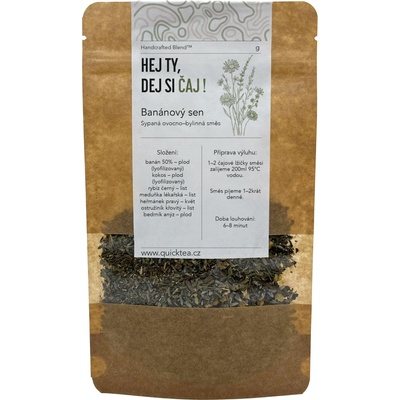 QuickTea Banánový sen ovocnobylinný čaj 50 g
