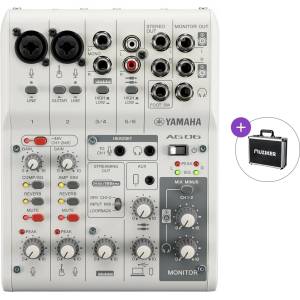 Yamaha AG06 MK2 WH Basic SET Смесителен пулт (AG06MK2W-BASIC-SET)