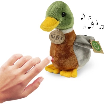 Rappa Плюшено Голяма Зеленоглава патица със звук, 22 см. , серия Еко приятели (251052)