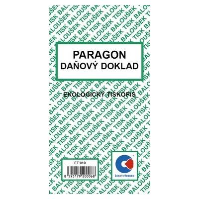 Baloušek ET010 Paragon - daňový doklad